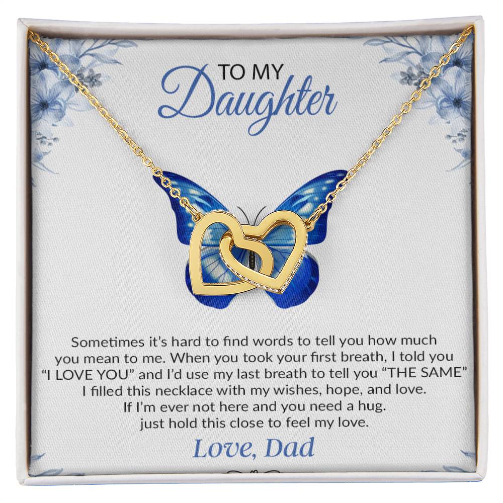 To My Daughter Necklace, Gift For Daughter From Dad, Daughter Father Necklace 1_12