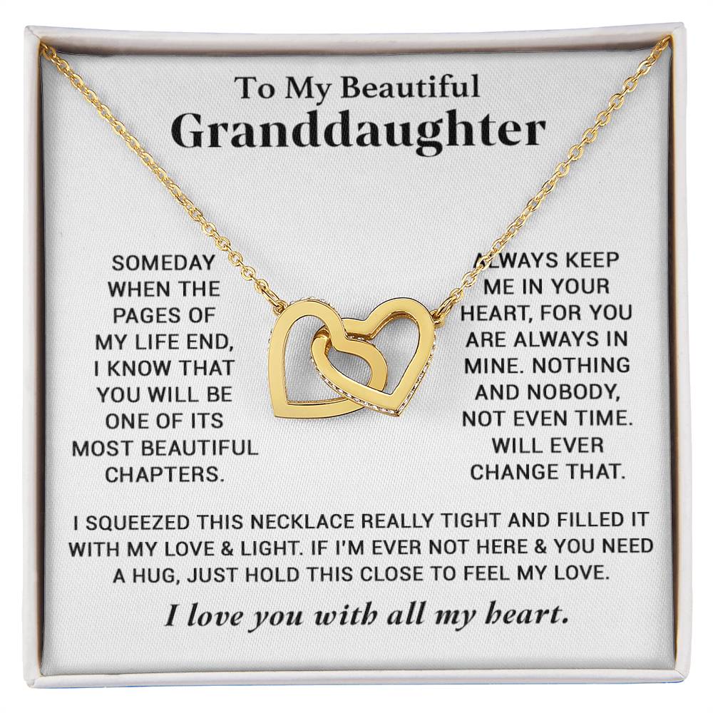 To My Granddaughter Necklace, Granddaughter Gifts From Grandma Grandmother