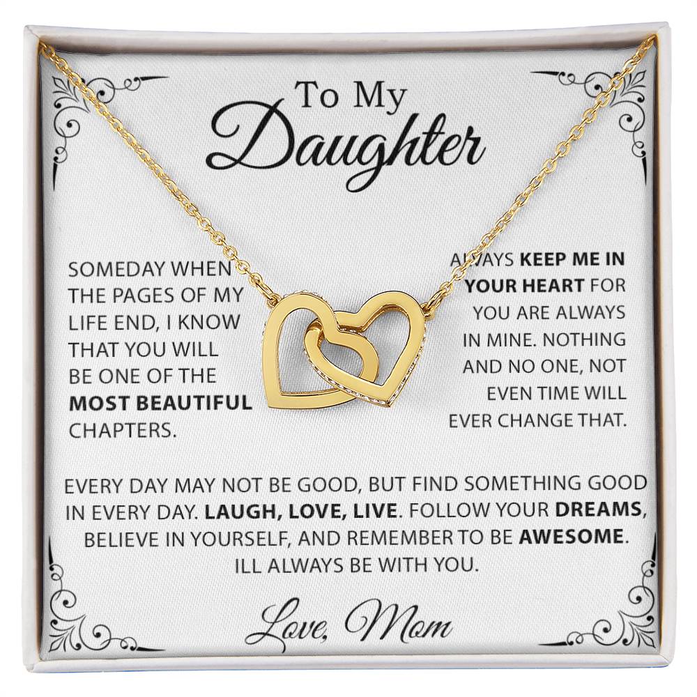 To My Daughter Necklace, Gift for Daughter from Mom, Mother Daughter Necklace 20_10