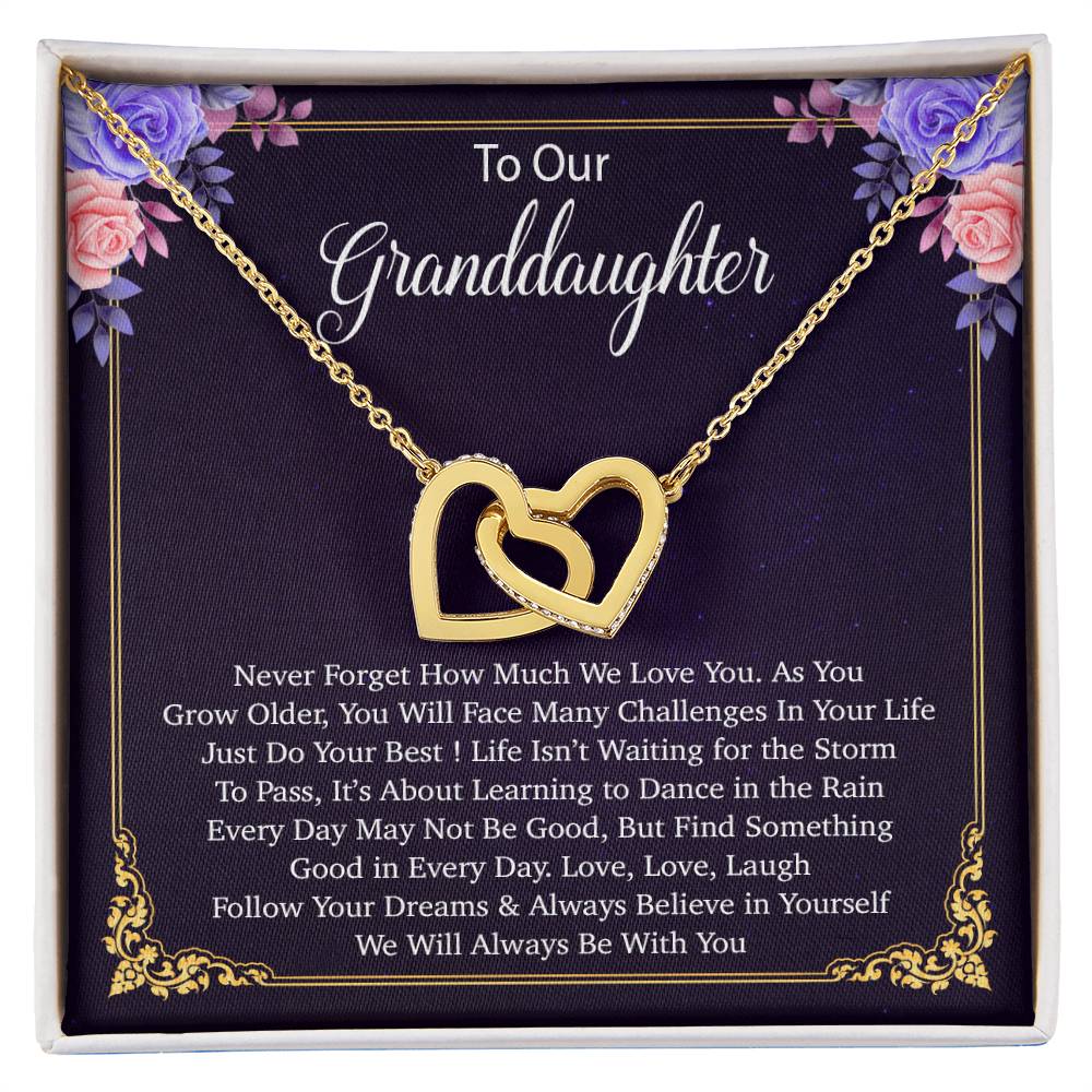 To Our Granddaughter Necklace, Birthday Gift For Granddaughter, Jewelry Gift