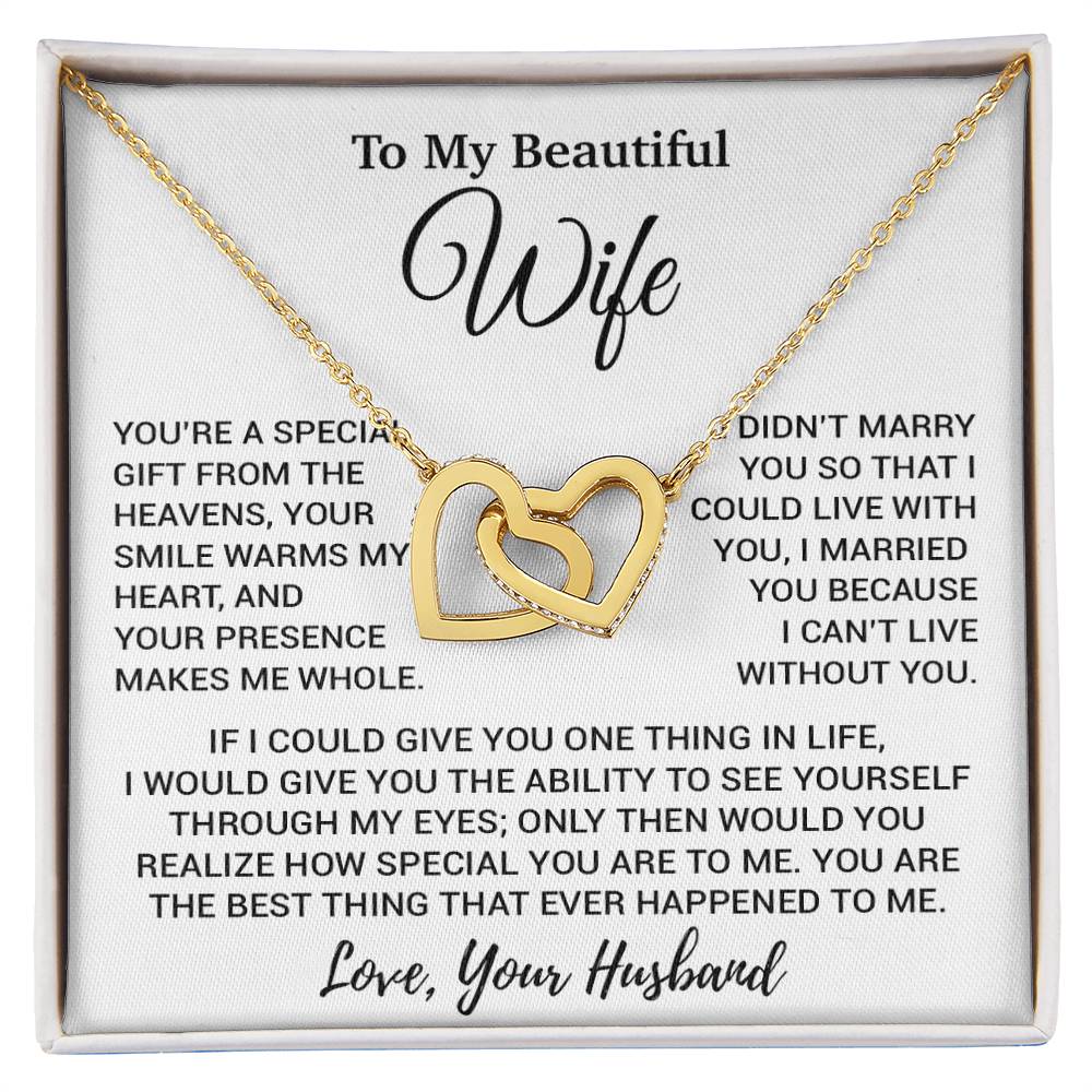To My Wife Necklace, Christmas Gifts For Women, Anniversary Gift For Wife 1_8_NEW
