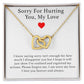 Sorry For Hurting You Necklace, Forgiveness Gift, Apology Gift for Her