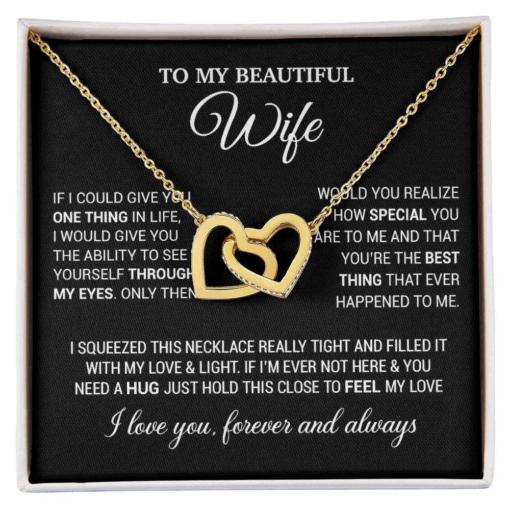 To My Wife Necklace, Necklace For Wife From Husband, Birthday Gifts