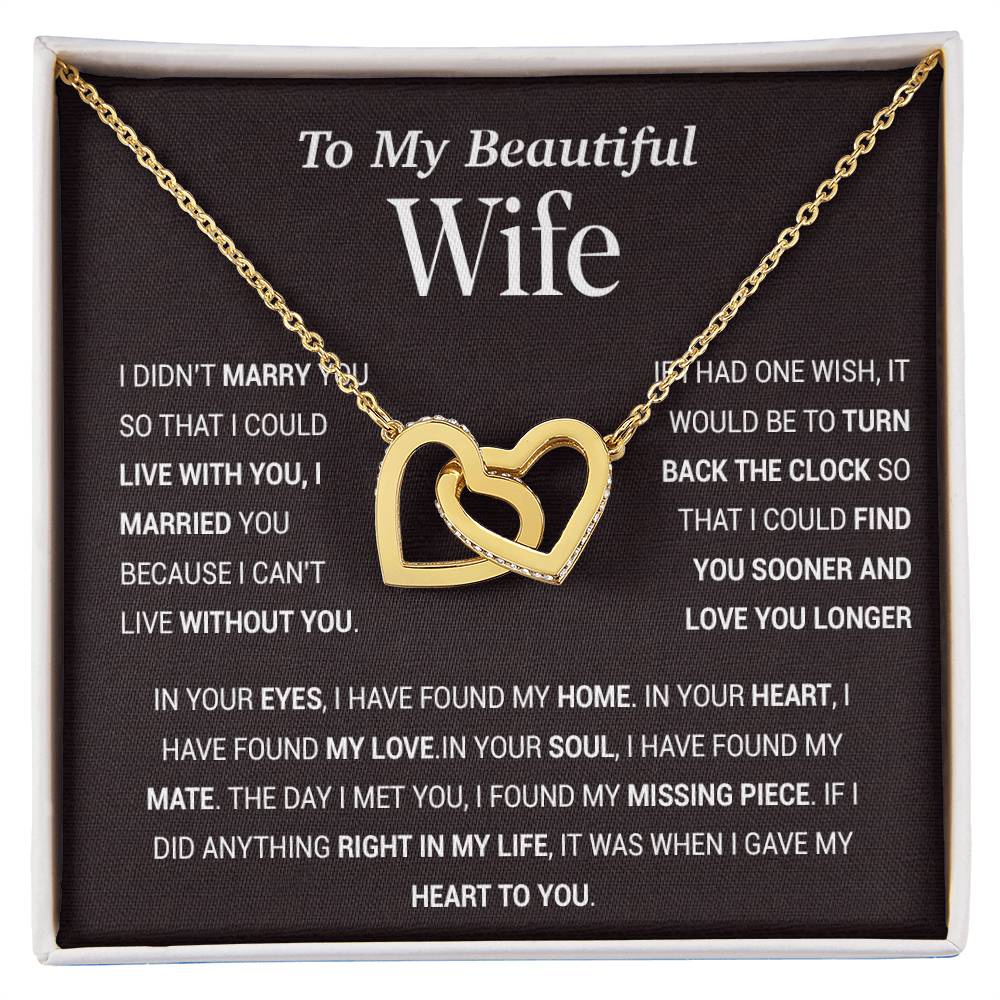 To My Wife Necklace, Gift For Wife, Anniversary Gift For Wife, Christmas Gift 27_11_Tim