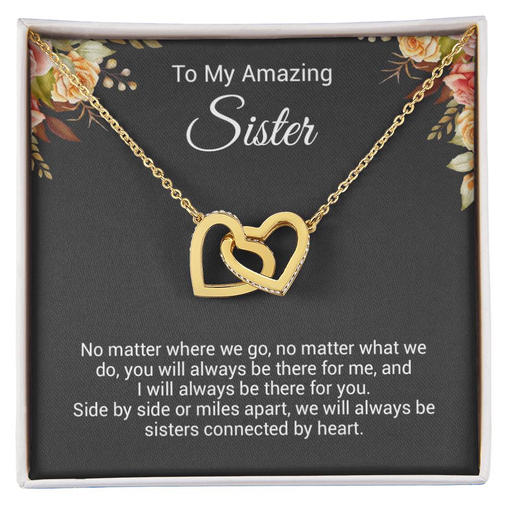 To My Sister Necklace, Birthday Gift For Sister, Sister Christmas Gift