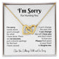 I'm Sorry Necklace Gifts, Apology Gifts For Her, Forgiveness Gift, Wife Gift