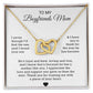 To My Boyfriends Mom Necklace, Gift for Boyfriends Mom, Boyfriends Mom Gift