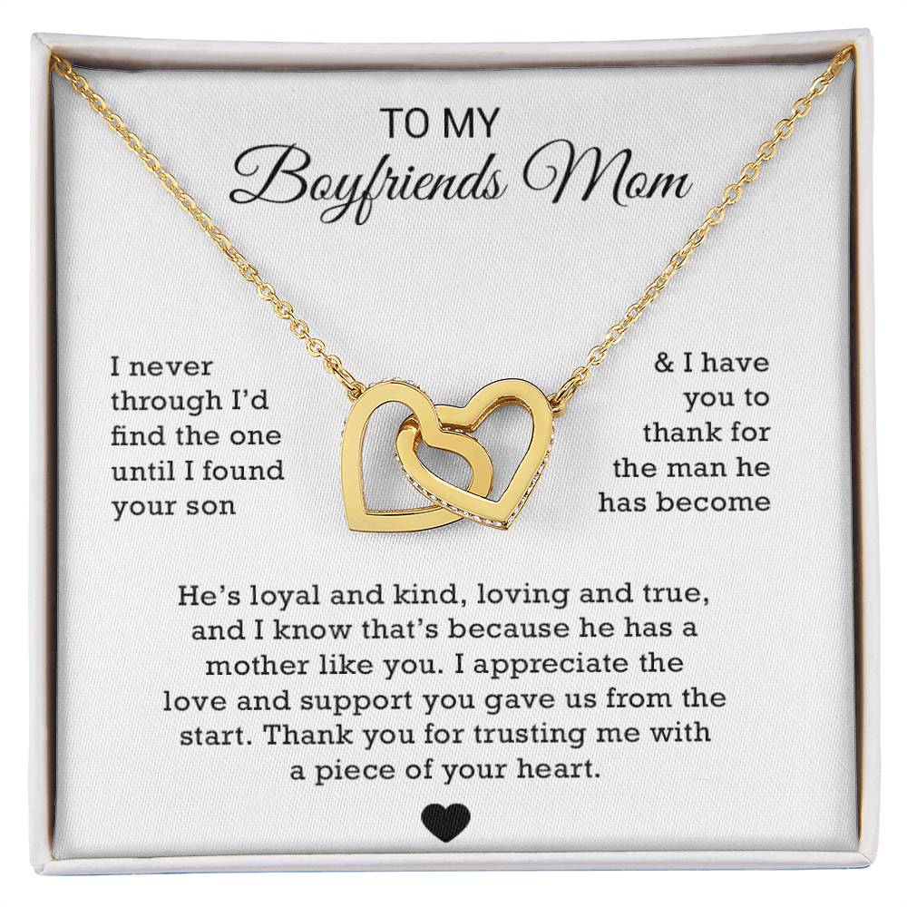 To My Boyfriends Mom Necklace, Gift for Boyfriends Mom, Boyfriends Mom Gift