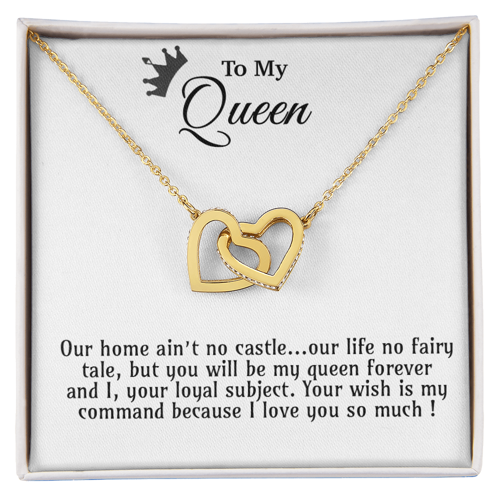 To My Queen Necklace, Anniversary Gift For Wife, Girlfriend Necklace, Birthday Gift For Wife 26_5