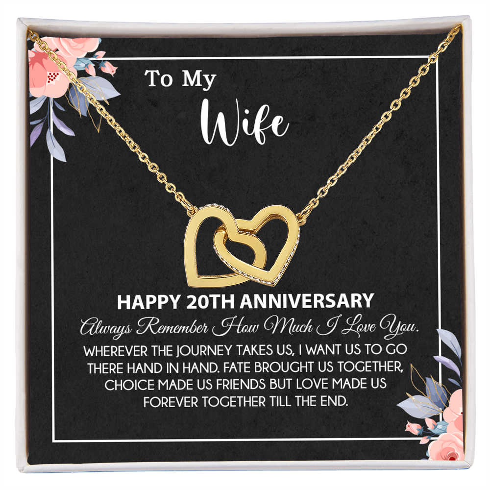 20th Anniversary Gift For Wife Necklace, 20 Year Anniversary, 20th Wedding Gift