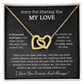I'm Sorry Necklace Gift, Apology Gift For Her, Forgiveness Gift