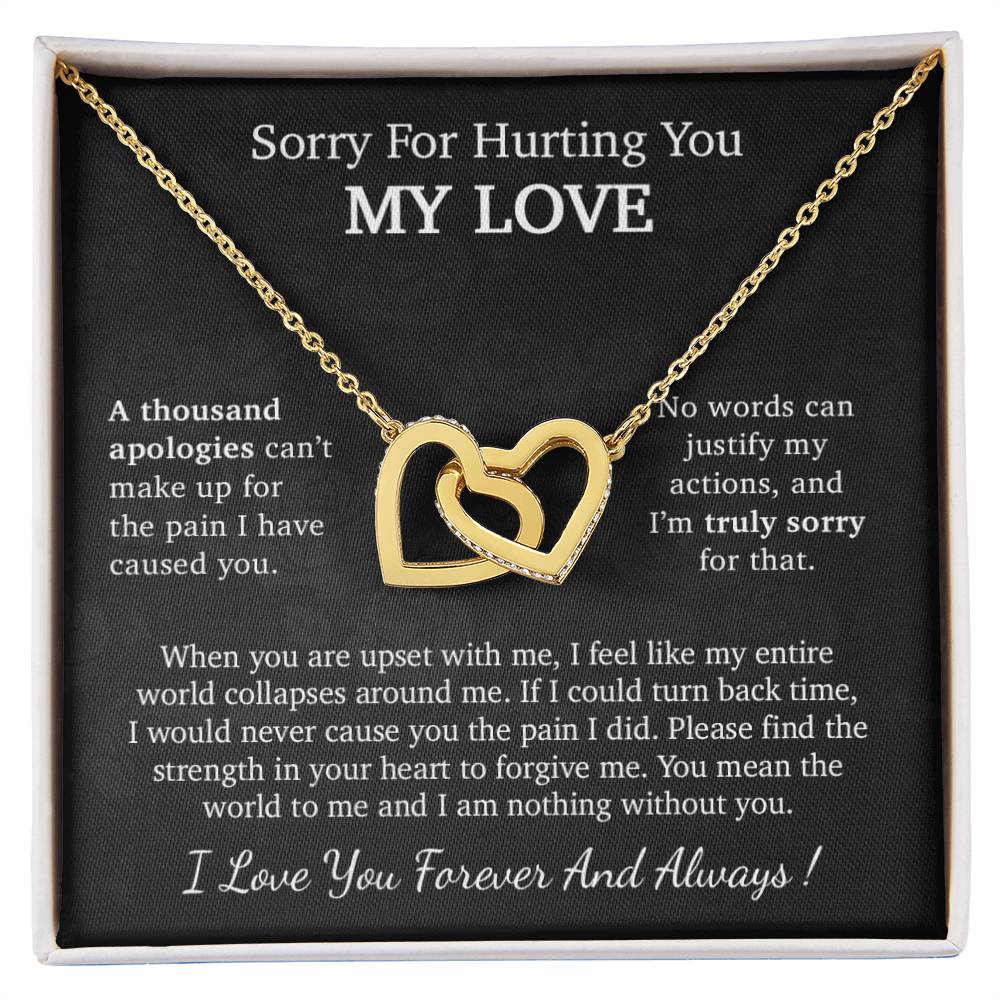 I'm Sorry Necklace Gift, Apology Gift For Her, Forgiveness Gift