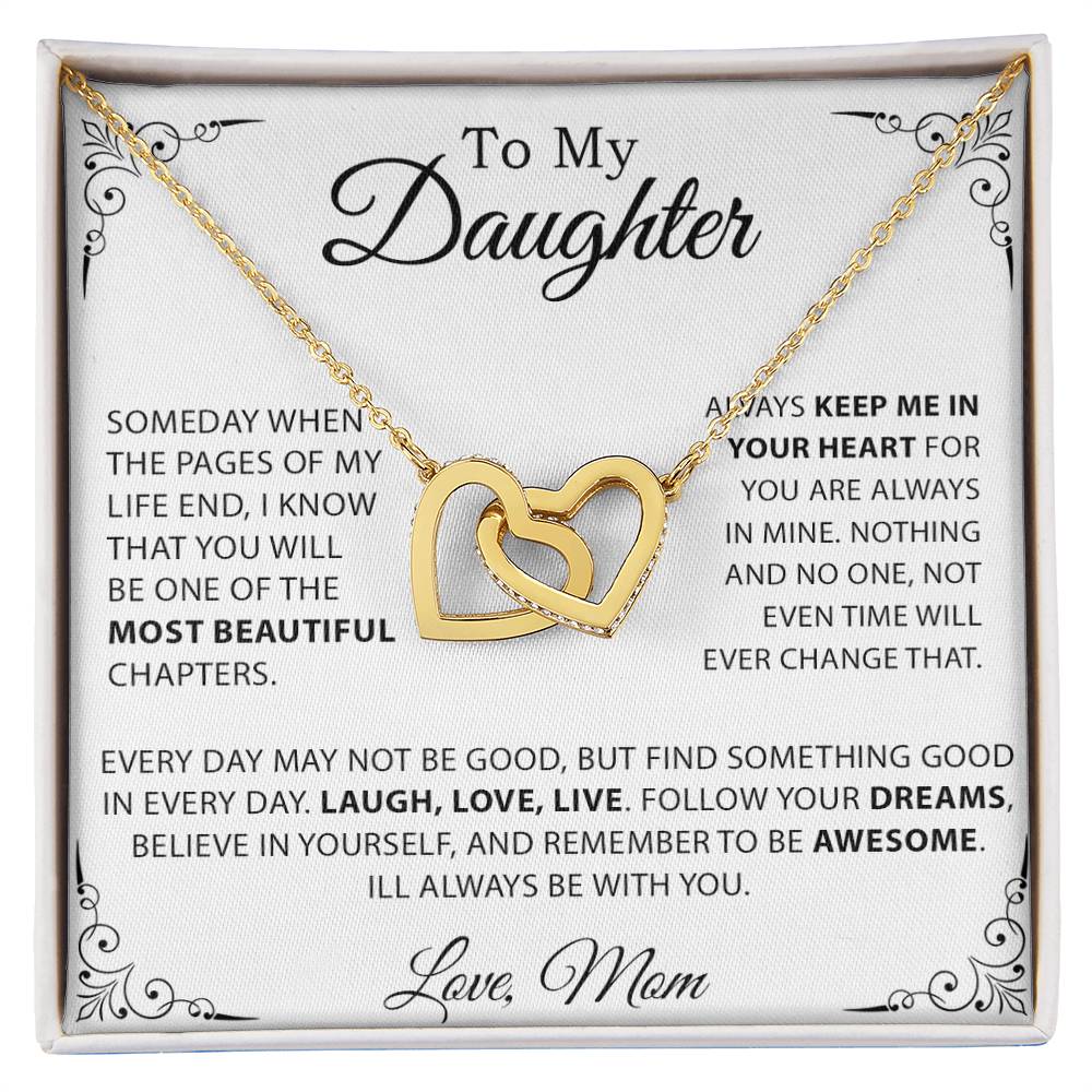 To My Daughter Necklace, Gift for Daughter from Mom, Mother Daughter Necklace 20_10
