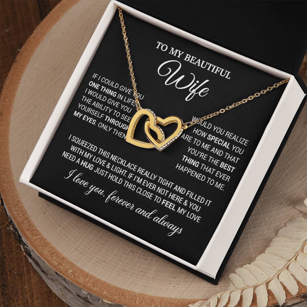 To My Wife Necklace, Necklace For Wife From Husband, Birthday Gifts