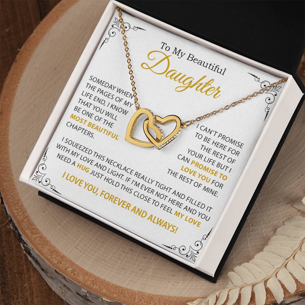 To My Daughter Necklace, Mother Daughter Gifts, Daughter Necklace, Dad Daughter