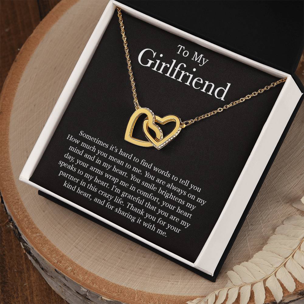 To My Girlfriend Necklace, Valentines Day Gift, Girlfriend Gifts, Birthday Gifts