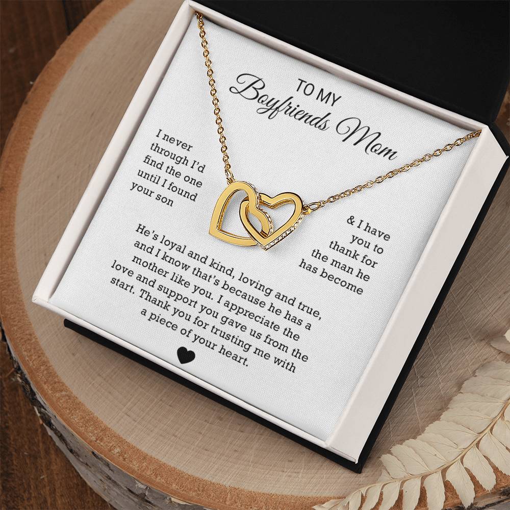 To My Boyfriends Mom Necklace, Gift for Boyfriends Mom, Boyfriends Mom Gift