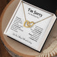 I'm Sorry Necklace Gifts, Apology Gifts For Her, Forgiveness Gift, Wife Gift