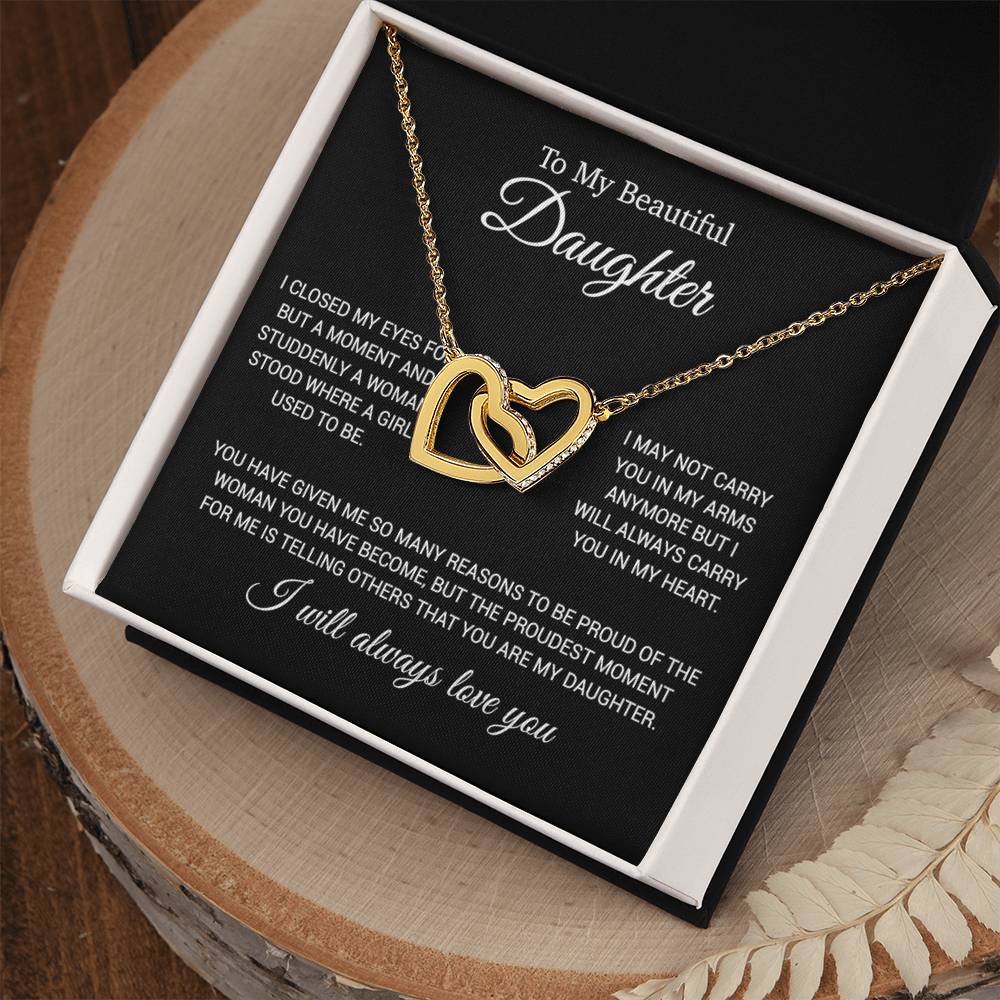 To My Daughter Necklace, Gift for Daughter from Dad, Daughter Father Necklace 24_11