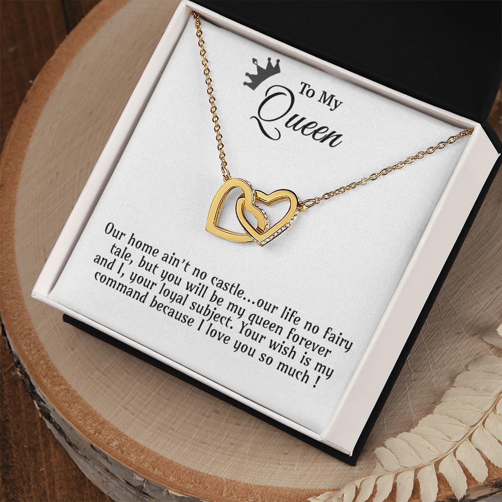 To My Queen Necklace, Anniversary Gift For Wife, Girlfriend Necklace, Birthday Gift For Wife 26_5