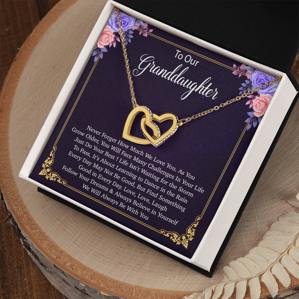 To Our Granddaughter Necklace, Birthday Gift For Granddaughter, Jewelry Gift