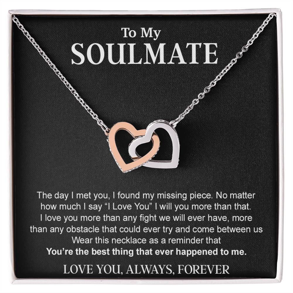 To My Soulmate Necklace, Birthday Gift for Her, Anniversary Gift, Christmas Gift 18_8