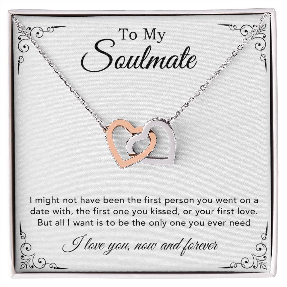 To My Soulmate Necklace, Gift For Her, Christmas Gift, Birthday Gift