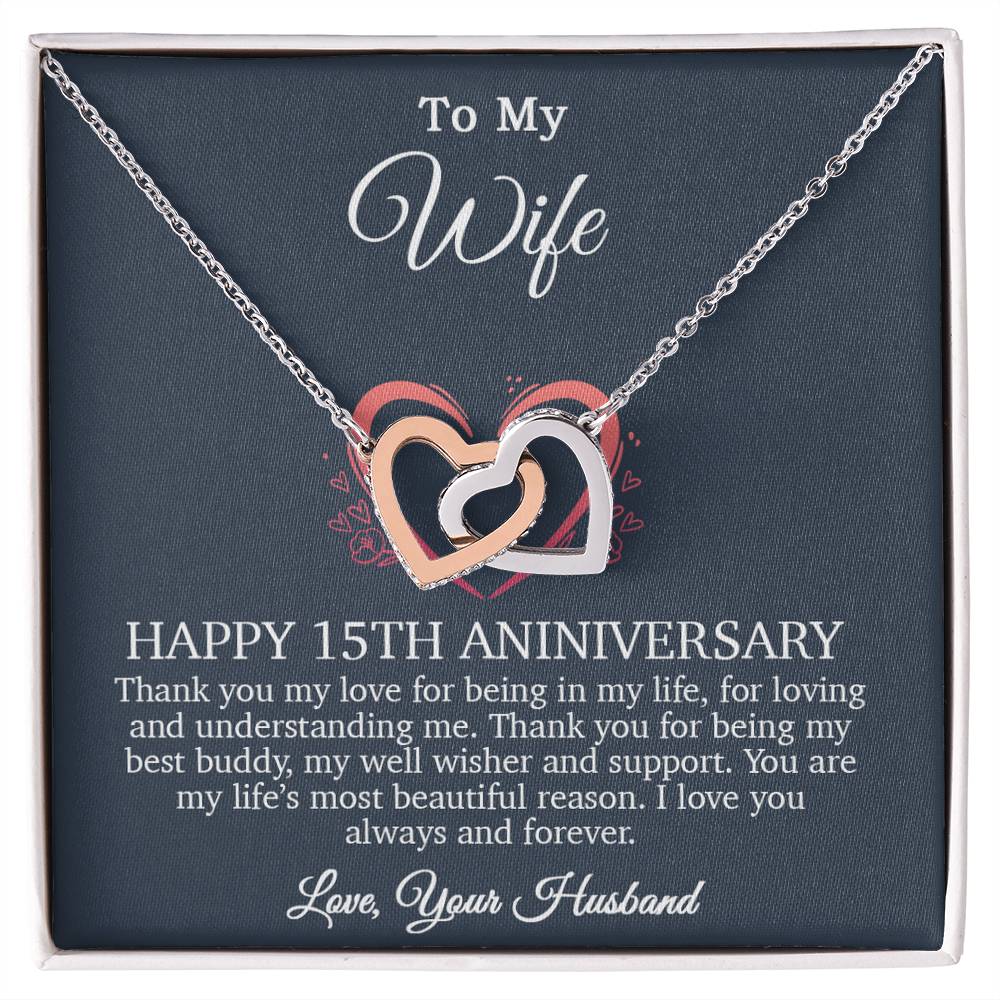 15th Anniversary Gift For Wife, 15 Year Anniversary Gifts, 15th Wedding Anniversary Gift Ideas_Blue