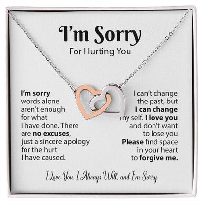 I'm Sorry Necklace Gifts, Apology Gifts For Her, Forgiveness Gift, Wife Gift
