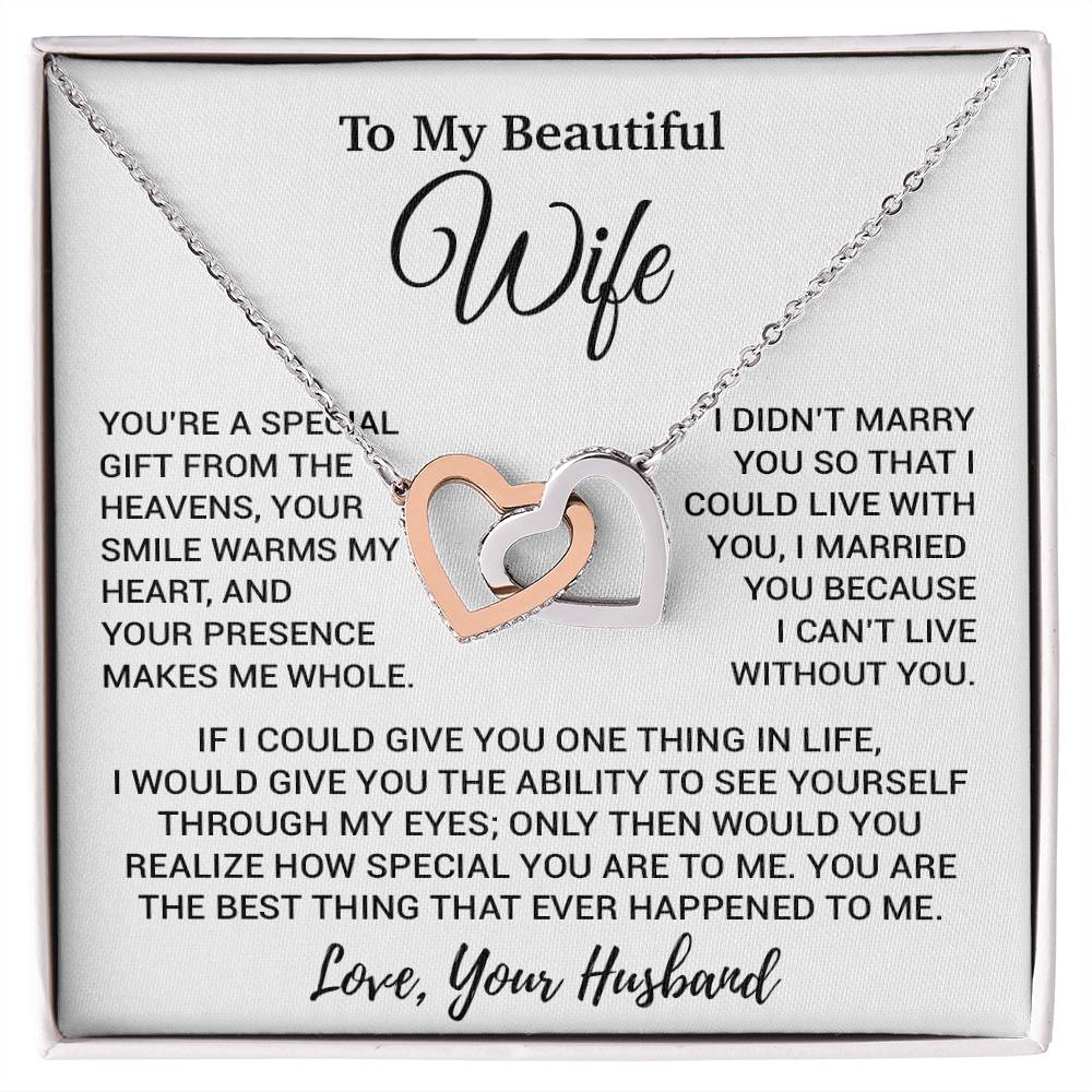 To My Wife Necklace, Christmas Gifts For Women, Anniversary Gift For Wife 1_8_NEW