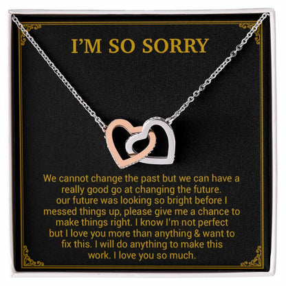 I'm Sorry Necklace Gifts, Apology Gifts For Her, Forgiveness Gift, Wife Gift