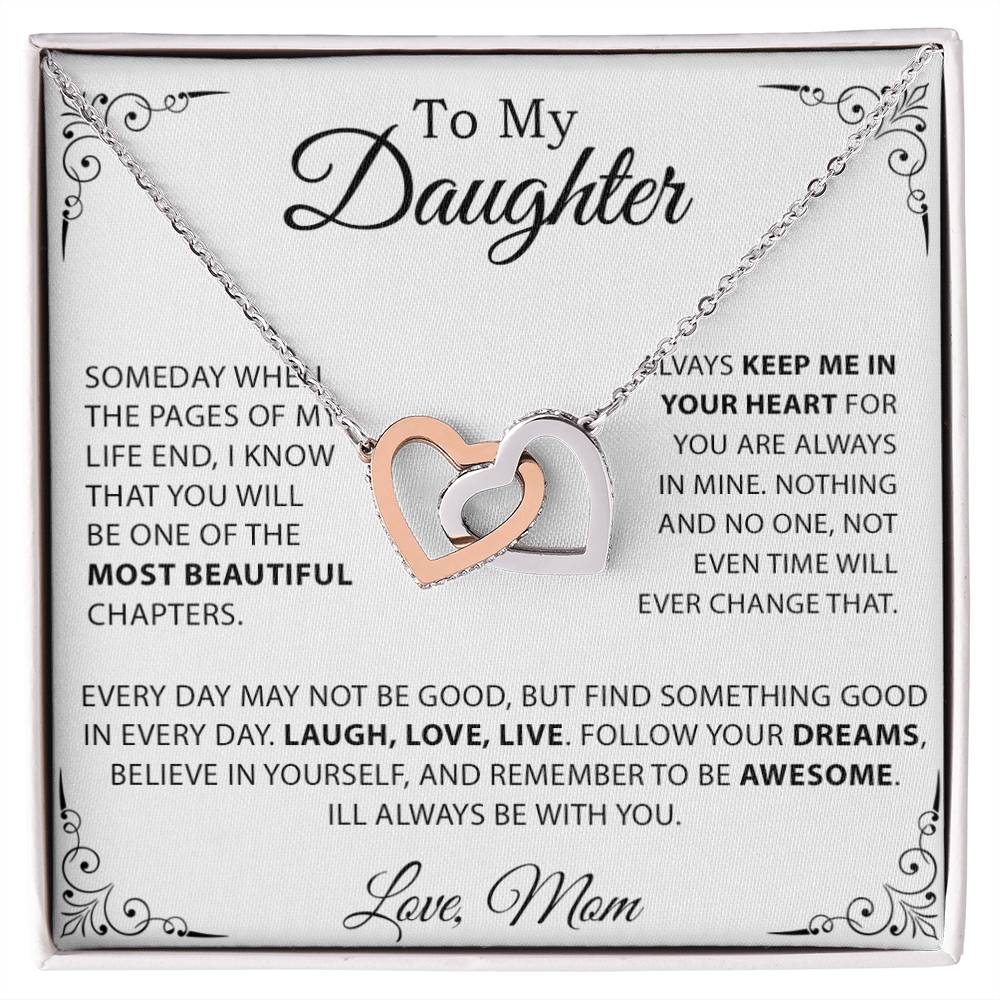 To My Daughter Necklace, Gift for Daughter from Mom, Mother Daughter Necklace 20_10