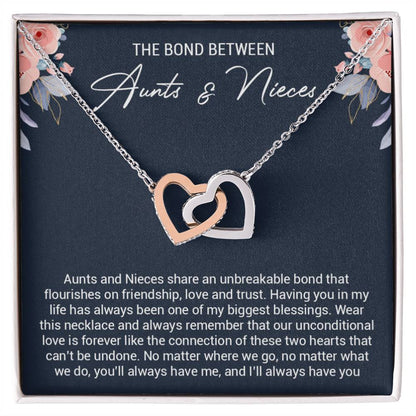 Aunt Niece Necklace, Aunt Necklace, Gift For Aunt, Gift For Niece,Aunt Gifts