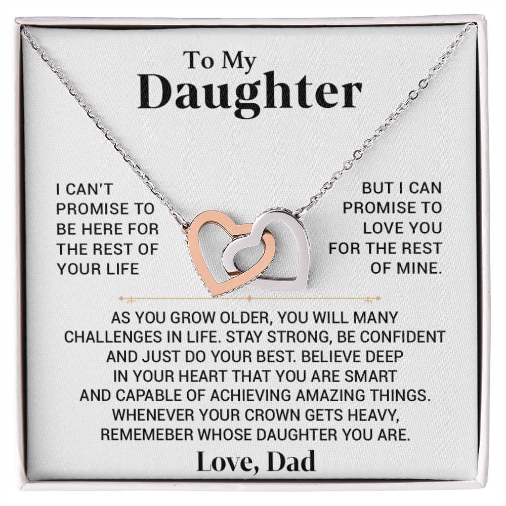 To My Daughter Necklace, Daughter Gift, Gift From Dad, Gift For Her 1111