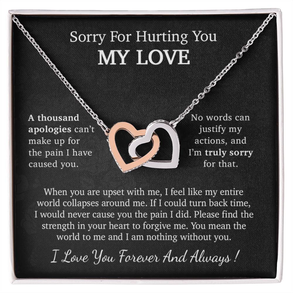 I'm Sorry Necklace Gift, Apology Gift For Her, Forgiveness Gift