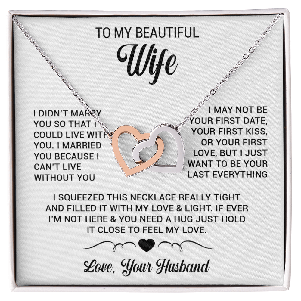 To My Wife Necklace, Gift For Wife, Anniversary Gift, Necklace For Wife 9_1