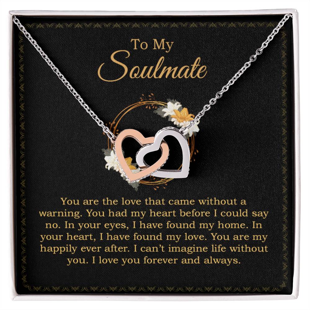To My Soulmate Necklace, Soulmate Gift, Soulmate Necklace, Gift for Wife 1-10