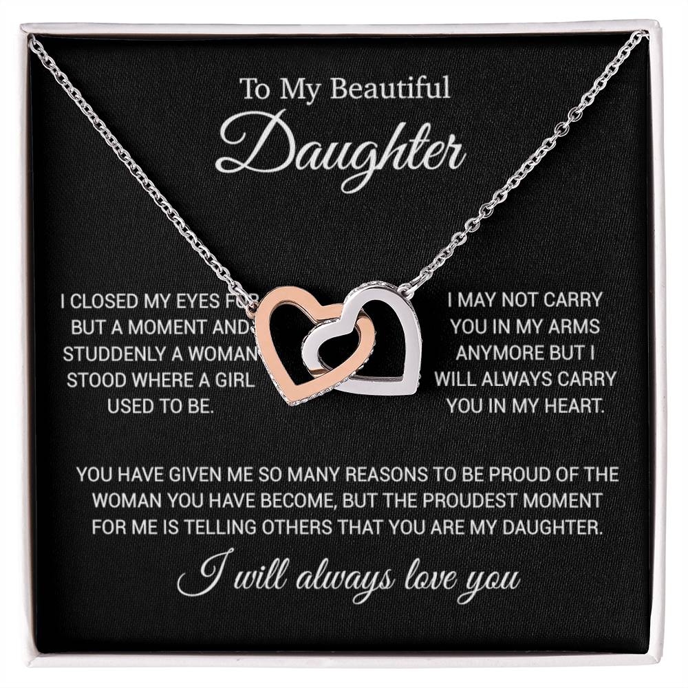 To My Daughter Necklace, Gift for Daughter from Dad, Daughter Father Necklace 24_11