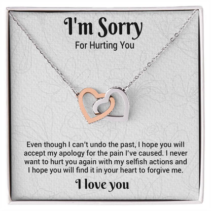 I'm Sorry Necklace Gifts, Apology Gifts For Her, Forgiveness Gift, Wife Gift