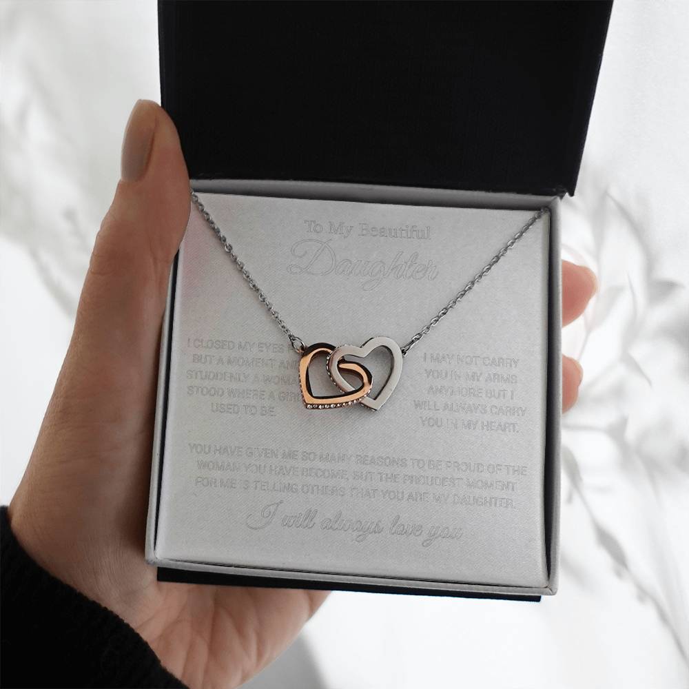 To My Daughter Necklace, Gift for Daughter from Dad, Daughter Father Necklace 24_11