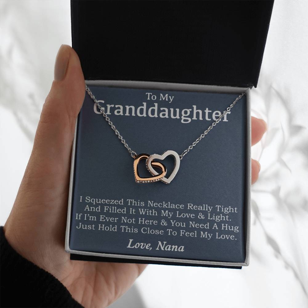 To My Granddaughter Necklace, Granddaughter Gift, Gifts for Granddaughters_NEW