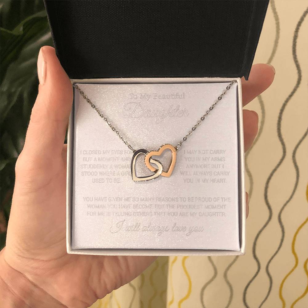 To My Daughter Necklace, Gift for Daughter from Dad, Daughter Father Necklace 24_11