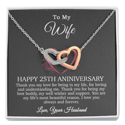 25th Anniversary Gift For Wife, 25 Year Anniversary Gifts, 25th Wedding Annivers