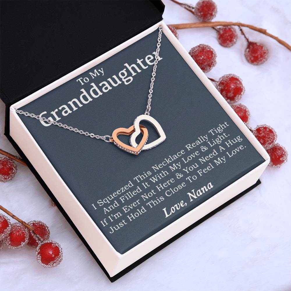 To My Granddaughter Necklace, Granddaughter Gift, Gifts for Granddaughters_NEW