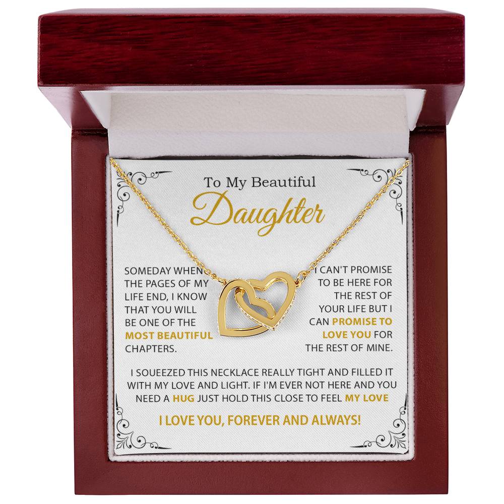 To My Daughter Necklace, Mother Daughter Gifts, Daughter Necklace, Dad Daughter