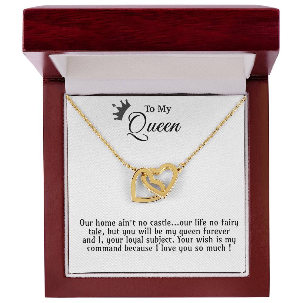 To My Queen Necklace, Anniversary Gift For Wife, Girlfriend Necklace, Birthday Gift For Wife 26_5