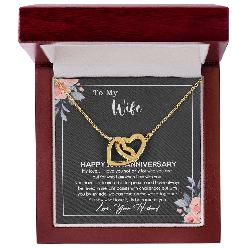 10th Anniversary Gift For Wife Necklace, 10 Year Anniversary, 10th Wedding Gift