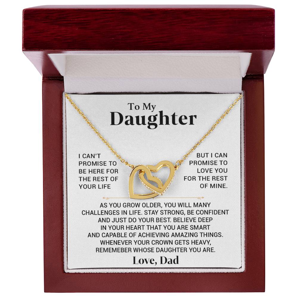 To My Daughter Necklace, Daughter Gift, Gift From Dad, Gift For Her 1111