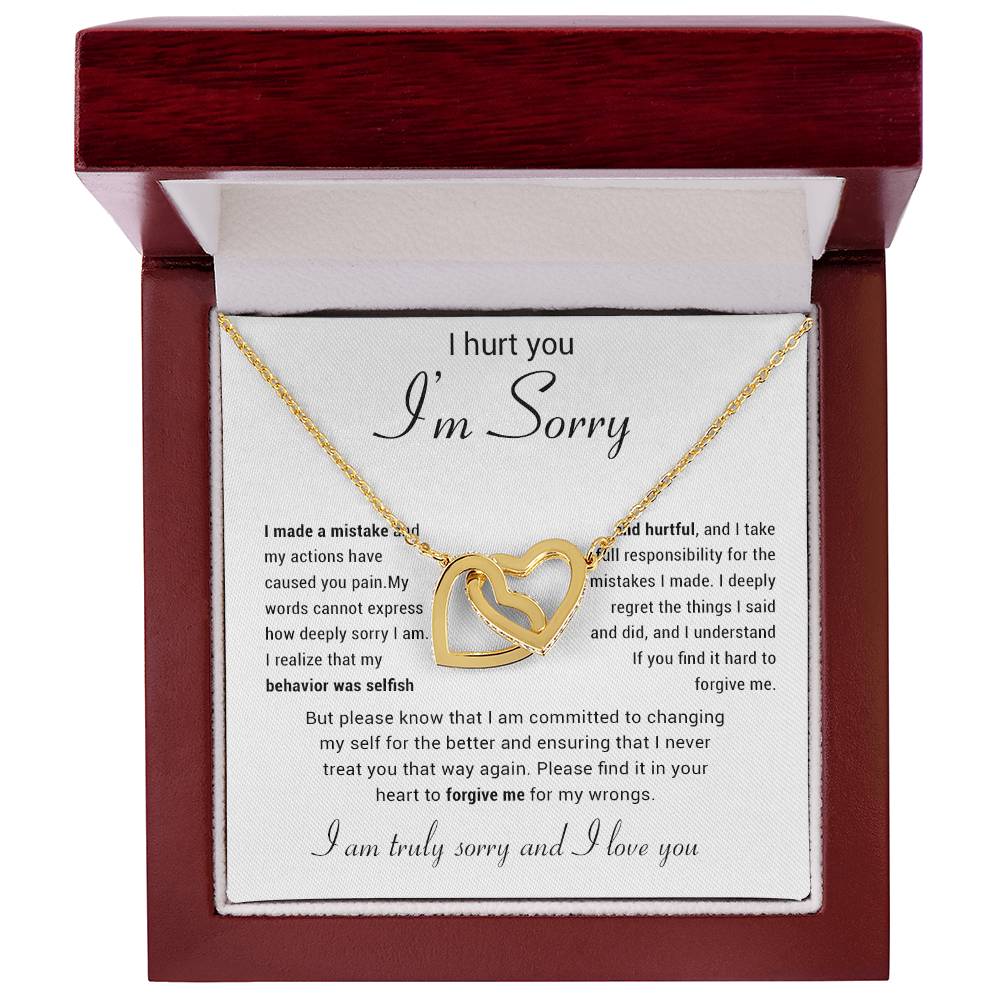 Apology Gift for Her Necklace, Apology Necklace gift, Forgiveness Gift For Wife