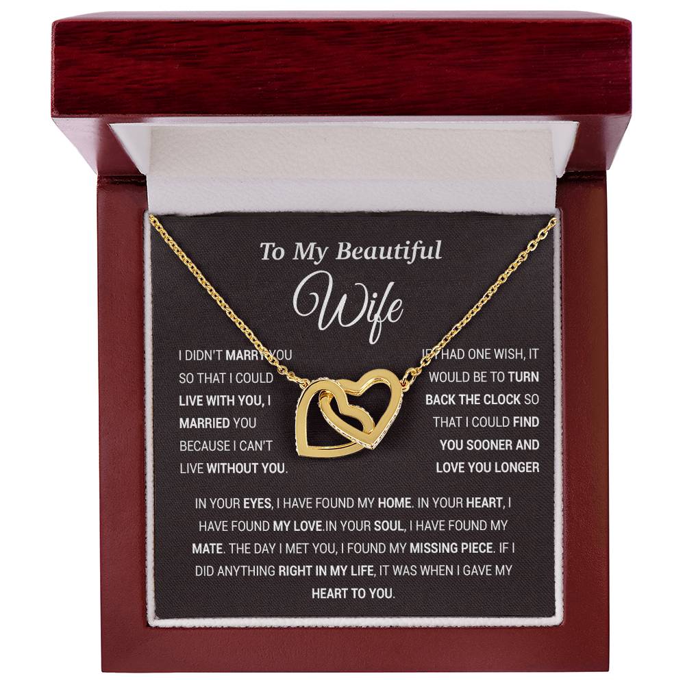 To My Wife Necklace, Gift For Wife, Anniversary Gift For Wife, Christmas Gift 28_11_Tim